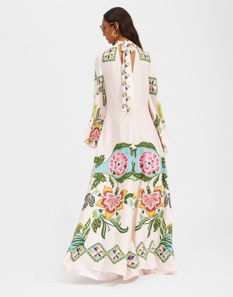 Lune London | Printed Three-Quarter Sleeve Dress