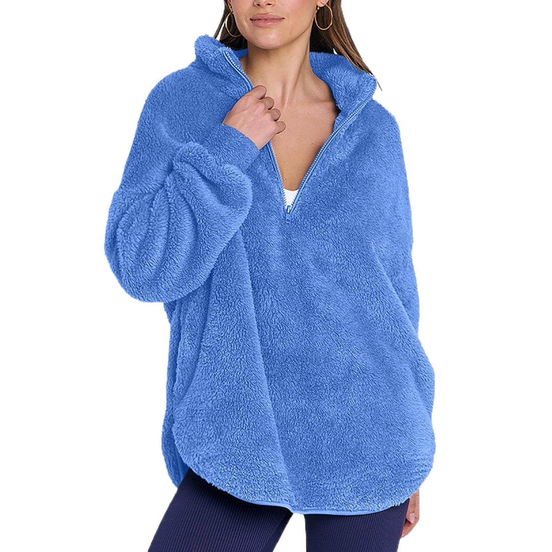 Ladies cozy zip sweater Lune London