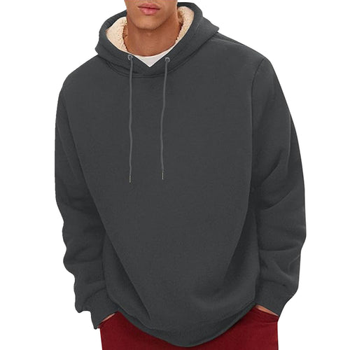 Men's Fleece Hoodie with Internal Plush Lining Lune London