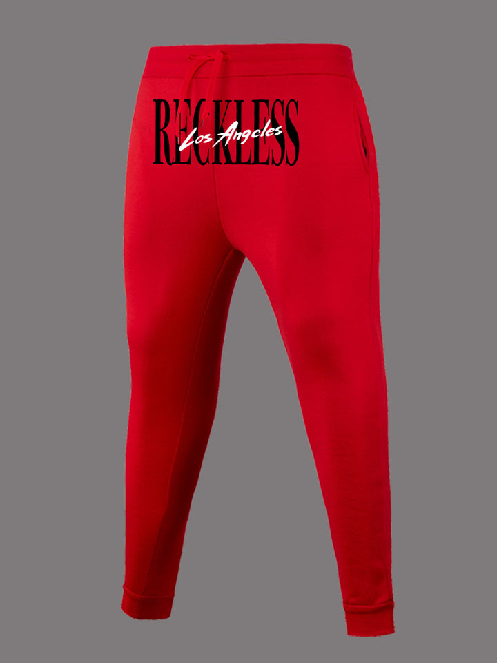 Sporty jogger pants for women with elastic waist and eye-catching logo Lune London