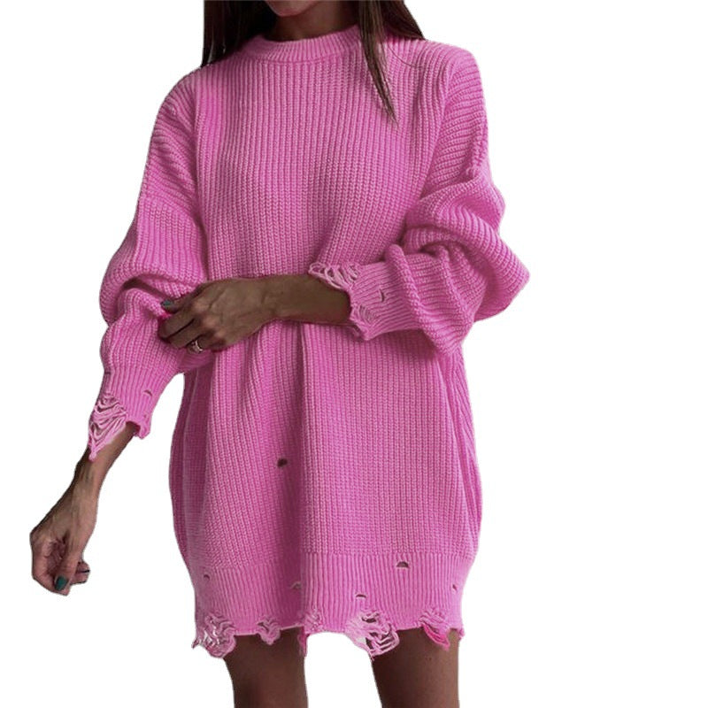 Oversized knit dress for women Lune London