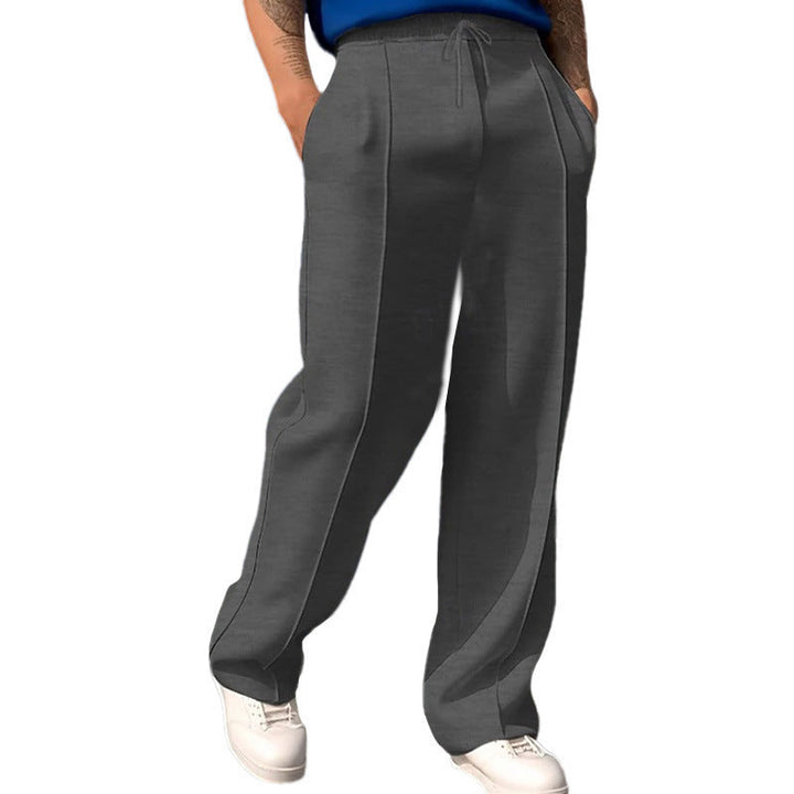 Men's Sporty Relaxed Fit Jogging Pants with Elastic Waistband and Side Pockets Chic Und Stil