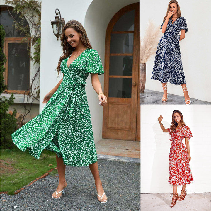 Lune London Wrap Maxi Dress for Women
