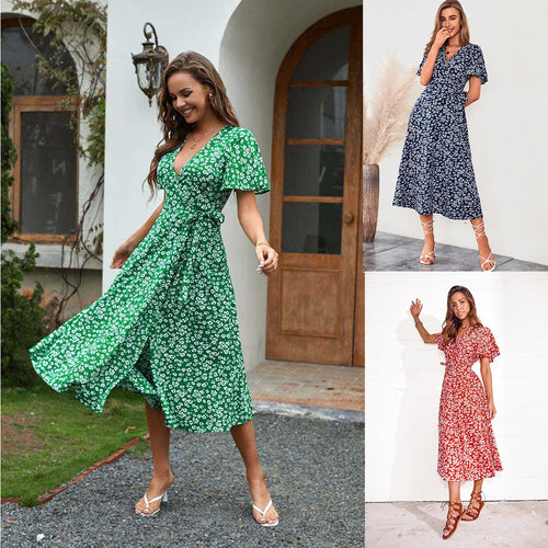 Lune London Wrap Maxi Dress for Women