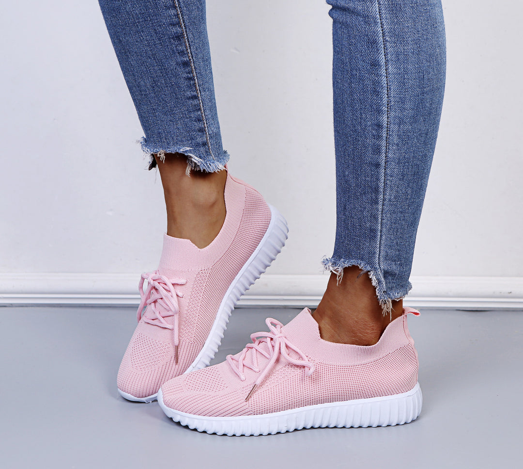 Breathable casual shoes for women with elastic upper Lune London
