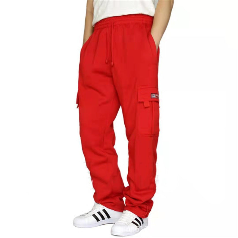 Men's cargo pants with practical pockets and elastic waist Lune London