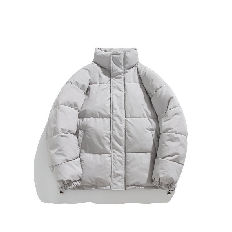 Ladies quilted winter jacket with high collar Lune London