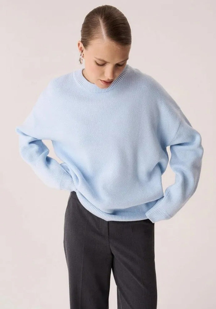 Casual sweater for women in fine cotton Lune London