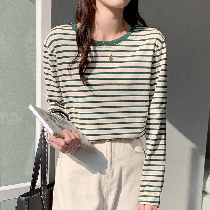 Women long-sleeved striped T-shirt Chic & Stil
