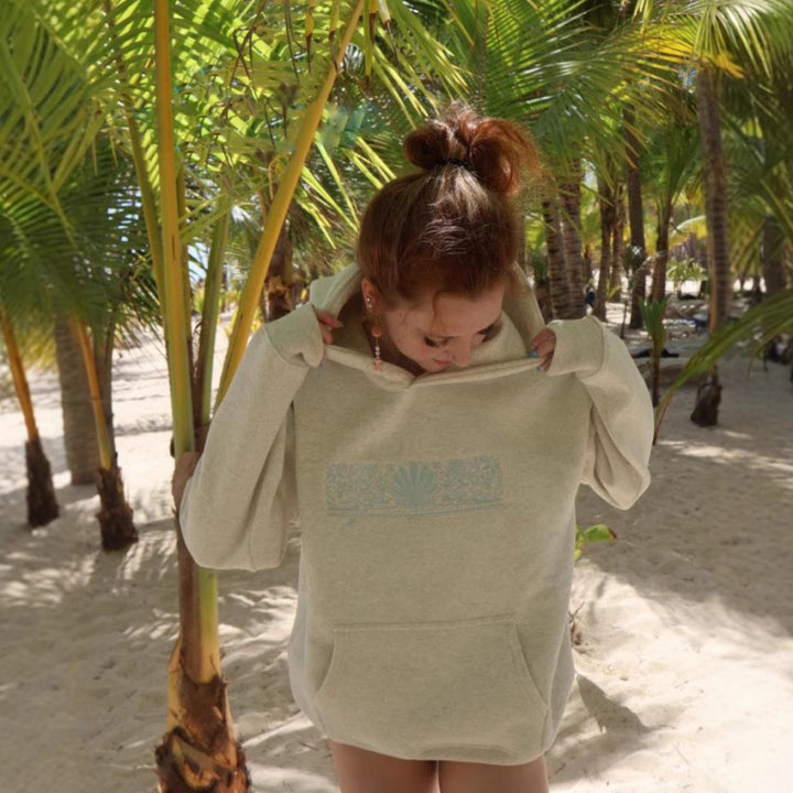 Women's Oversized Hoodie with Creative Graphics and Comfortable Fit Lune London