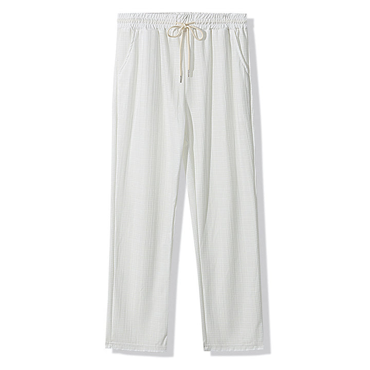 Women's Casual Leisure Pants with Elastic Waistband and Practical Side Pockets Lune London