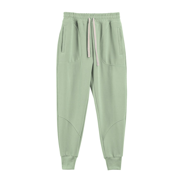 Men's sporty jogger pants with breathable inserts and elastic waistband Lune London