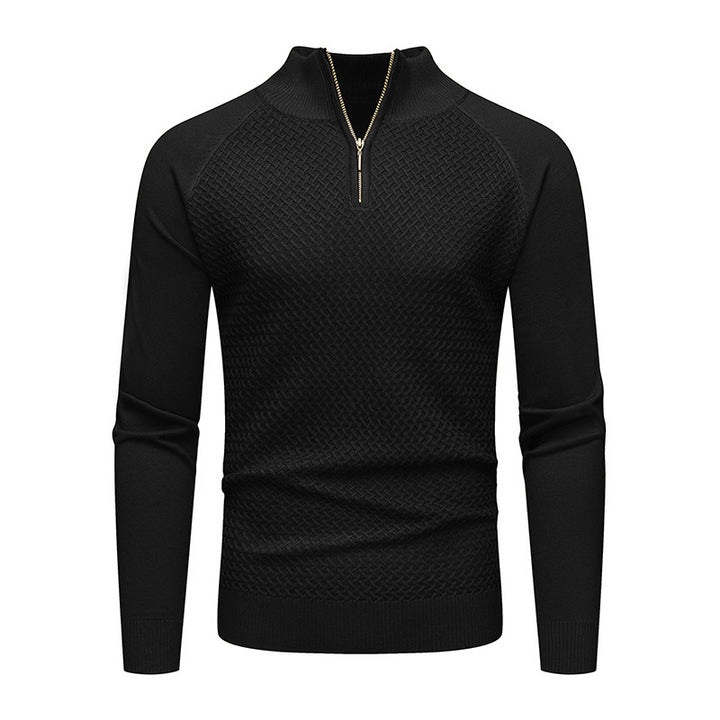 Men's knitted sweater with zipper Lune London
