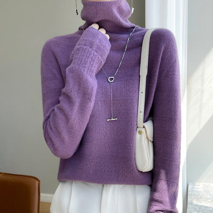 Lune London | Turtleneck Sweater - Soft Knit Sweater - Long Sleeve Design