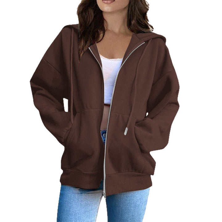 Women's hoodie jacket with cozy oversized cut Chic & Stil