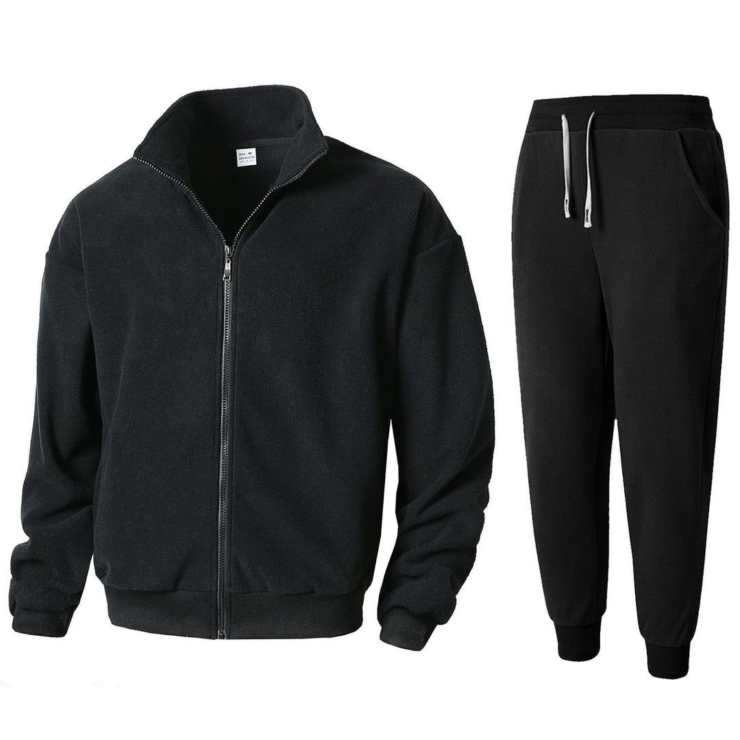 Men's Fleece Relax Suit with High Collar Lune London