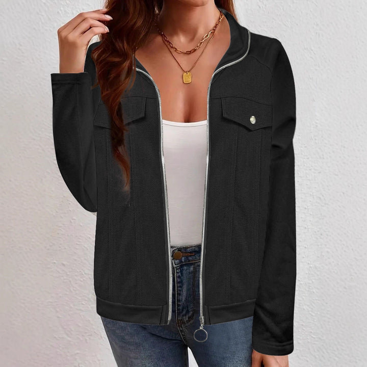 Ladies Casual Sweater with Side Pockets and Fashionable Lune London