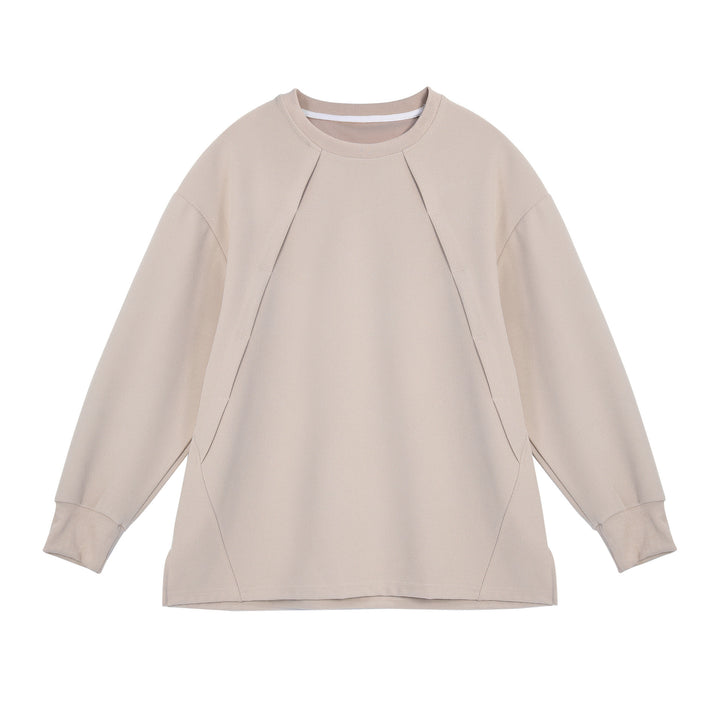 Women's sweatshirt with innovative structure design and casual fit Lune London