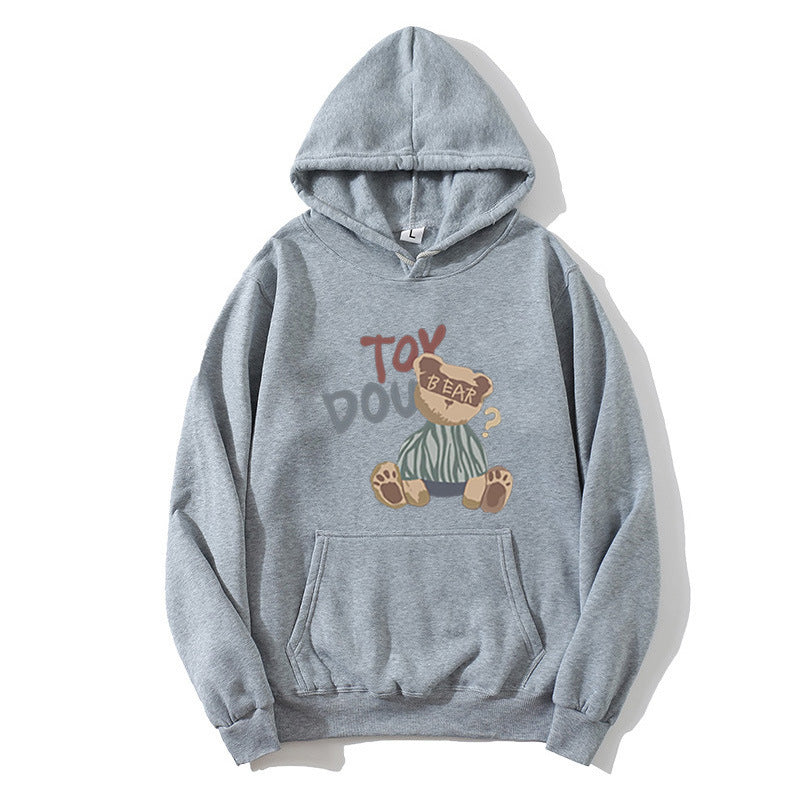 Womens hoodie with playful bear motif Chic & Stil