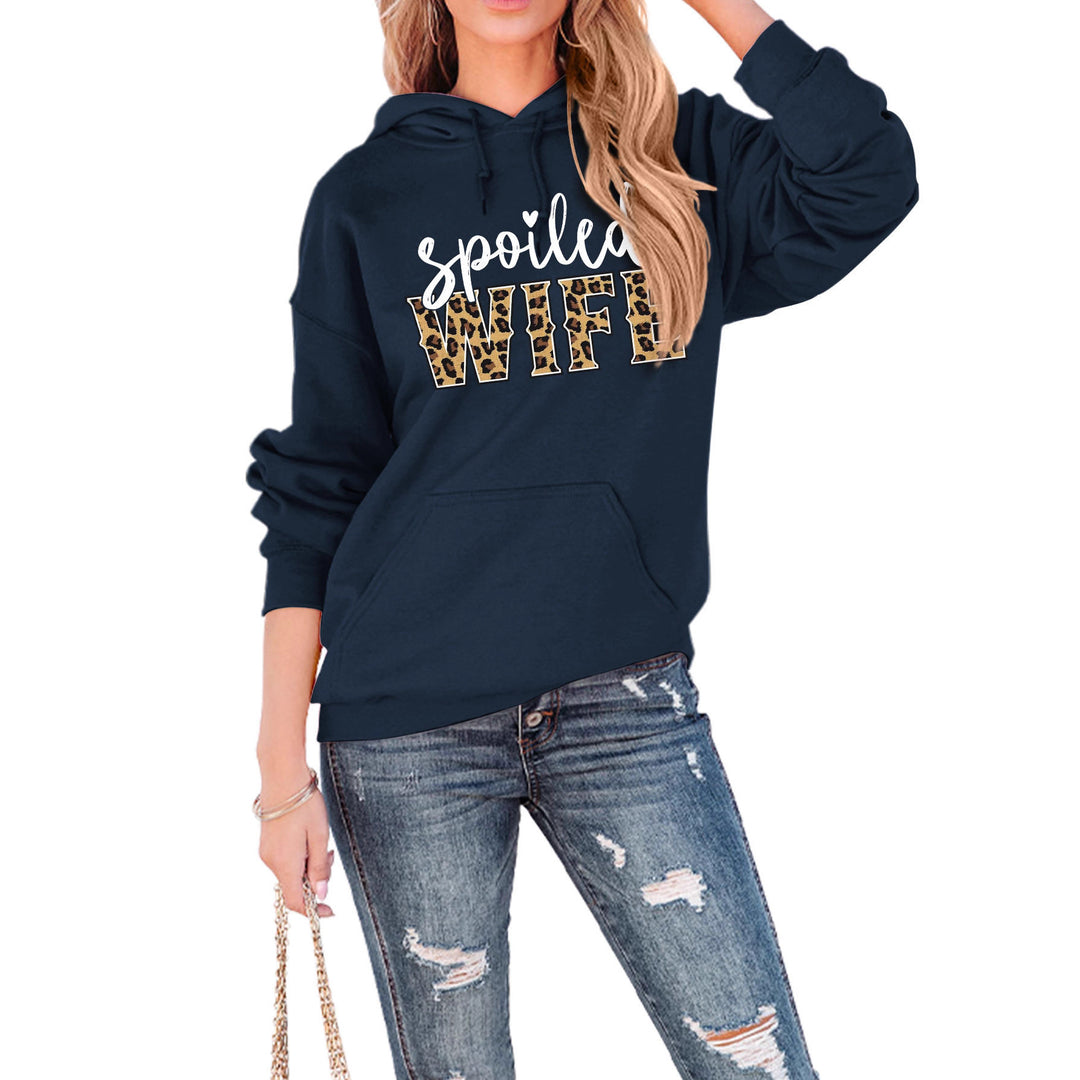 Sweat à capuche pour femmes avec lettrage créatif et élégant Chic & Stil