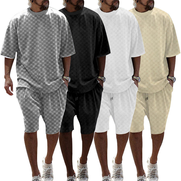 Short-sleeve set for men in breathable material with a comfortable fit Lune London