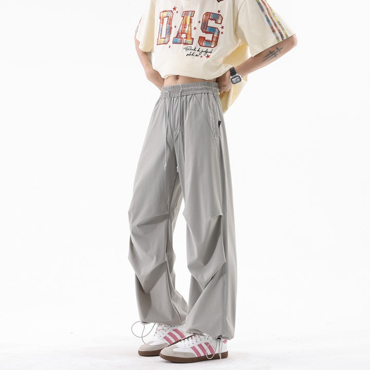Loose sports pants for men with a remarkable draped design Lune London