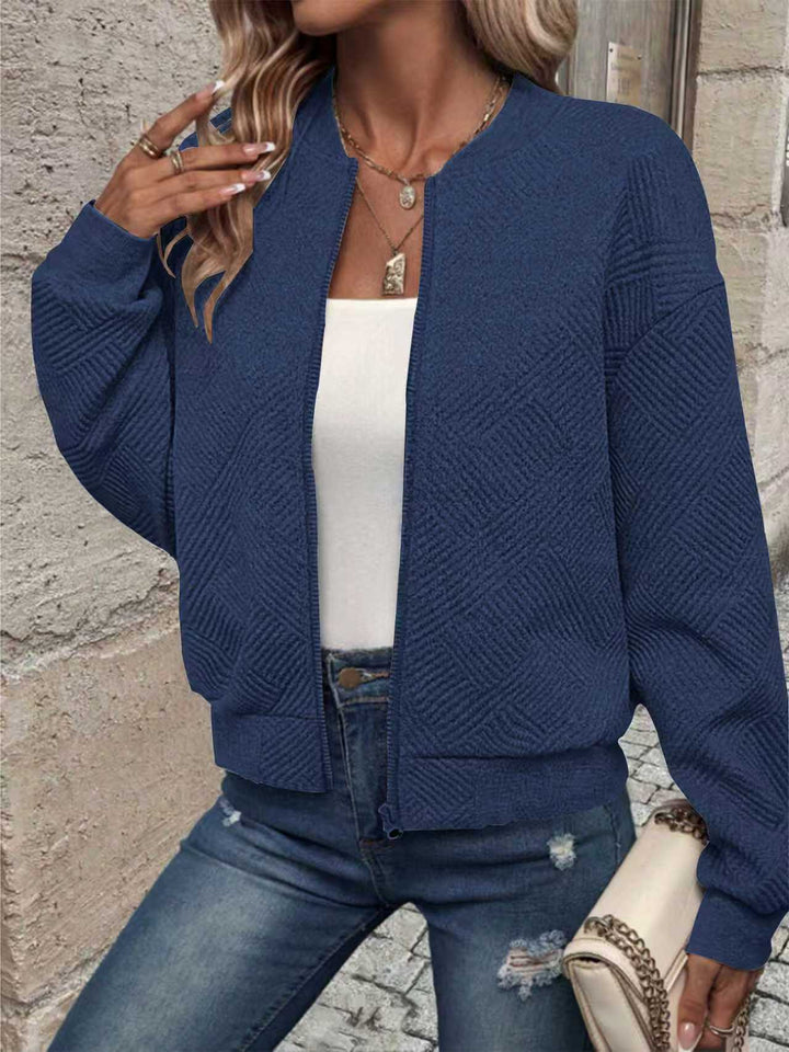 Lune London Women's Leisure Jacket in Textured Fabric