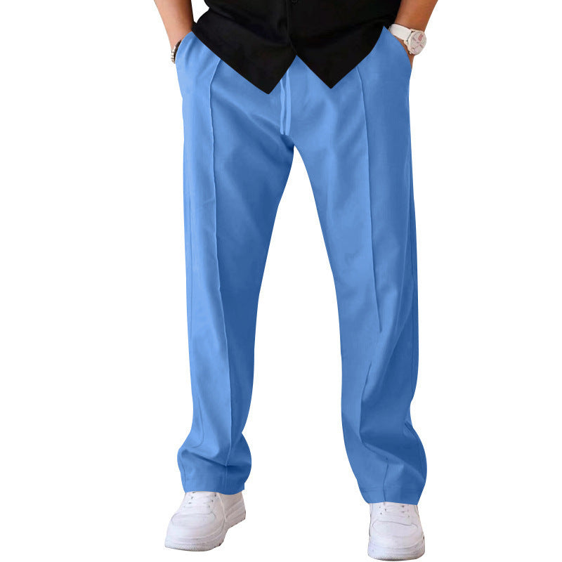Men's leisure pants with a sleek fit and practical pocket design Lune London