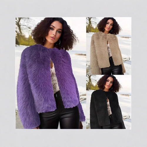 Ladies short plush jacket Lune London