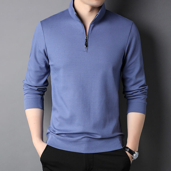 Men's turtleneck pullover with zipper Lune London