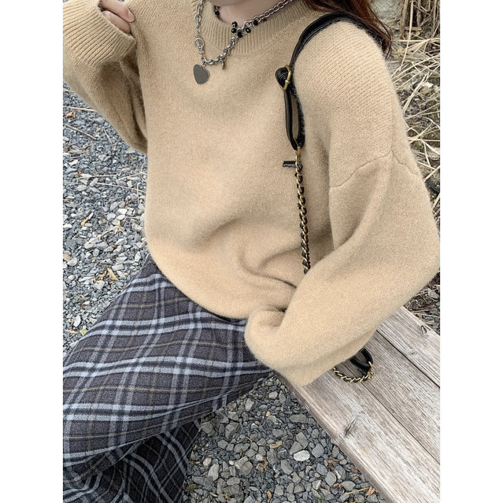 Pull en maille confortable pour femmes à coupe surdimensionnée Chic & Stil