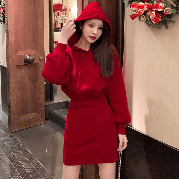 Robe à capuche pour femmes avec une coupe décontractée et des poches pratiques
