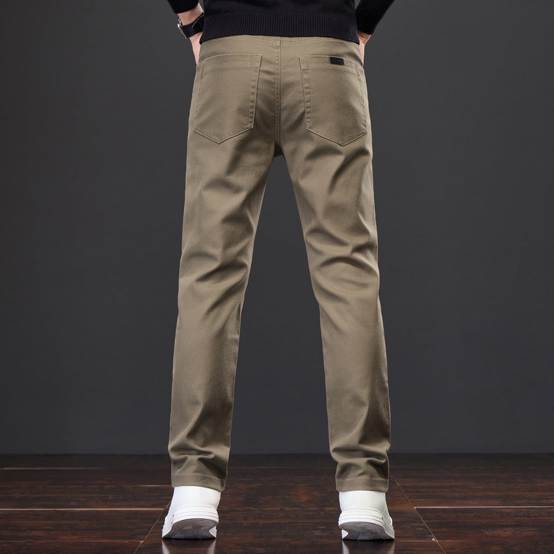Casual chino pants for men with elastic waist and modern details Lune London