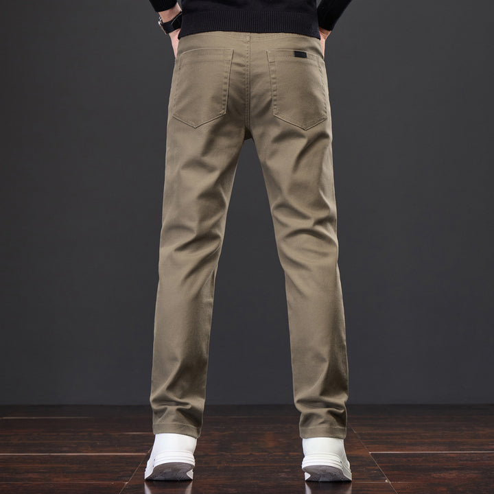 Casual chino pants for men with elastic waist and modern details Lune London