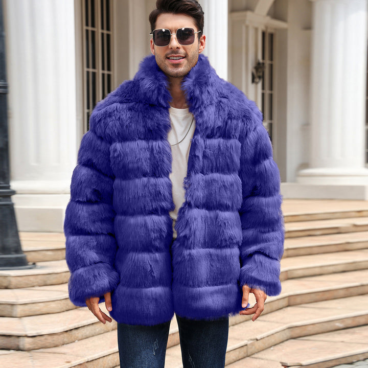 Men's Cozy and Elegant Faux Fur Jacket Lune London