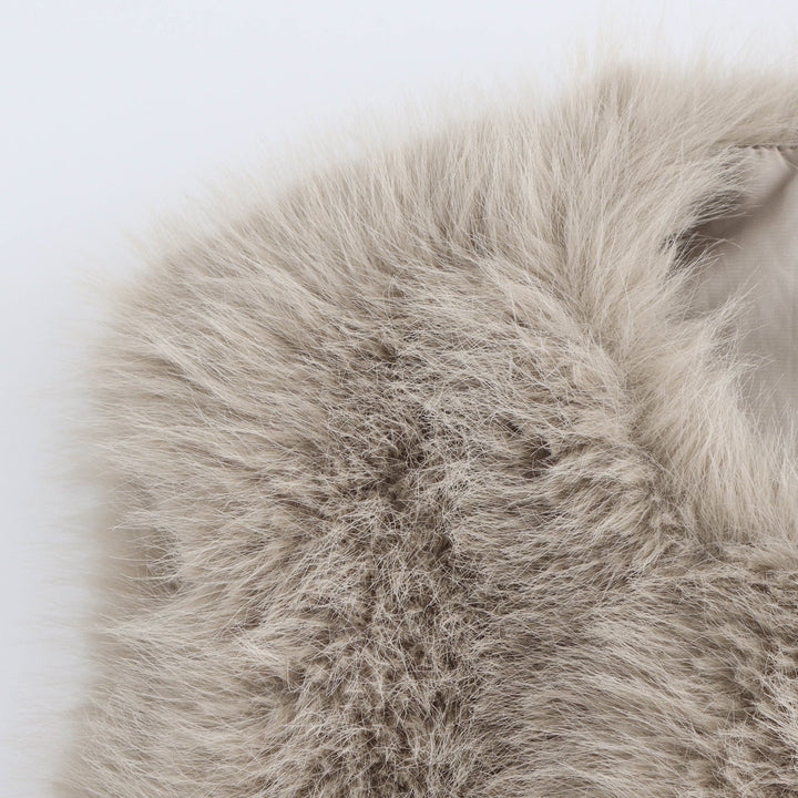 Women's Cozy Faux Fur Vest Lune London