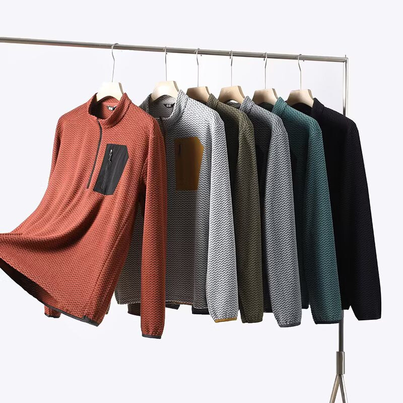 Pull fonctionnel femme avec col montant et fermeture éclair pratique Chic & Stil