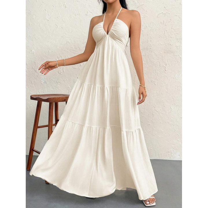 Layered Backless Maxi Dress Lune London for Women