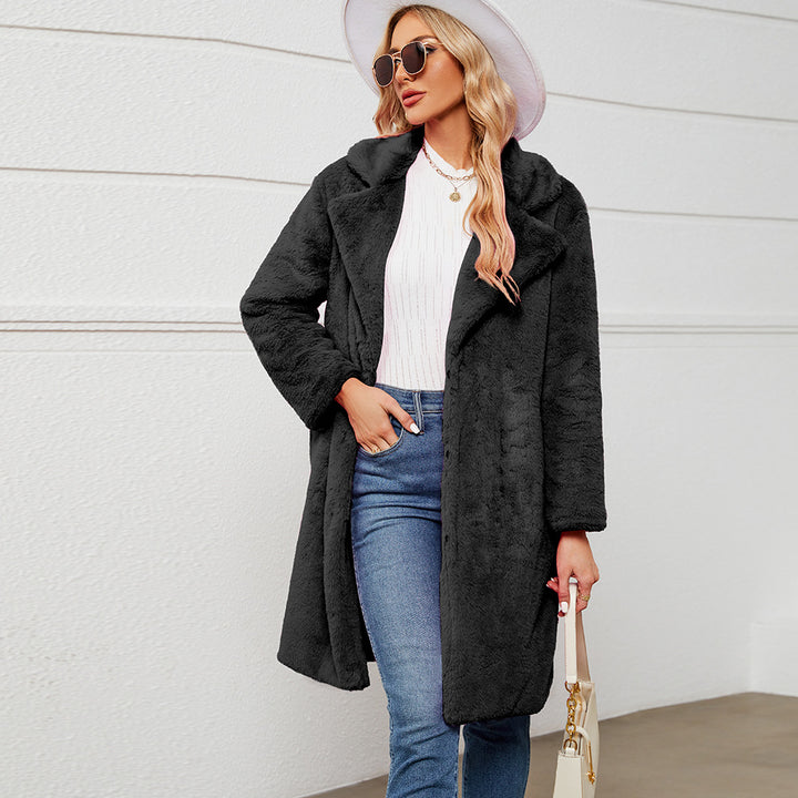 Ladies oversized soft fleece jacket Lune London