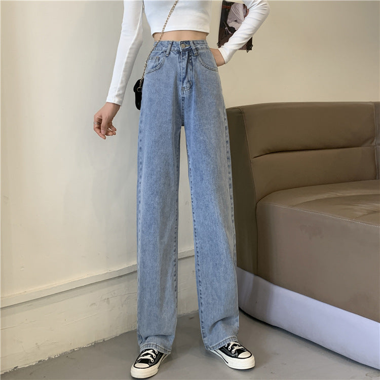 Jean large pour femmes à taille haute Chic & Stil