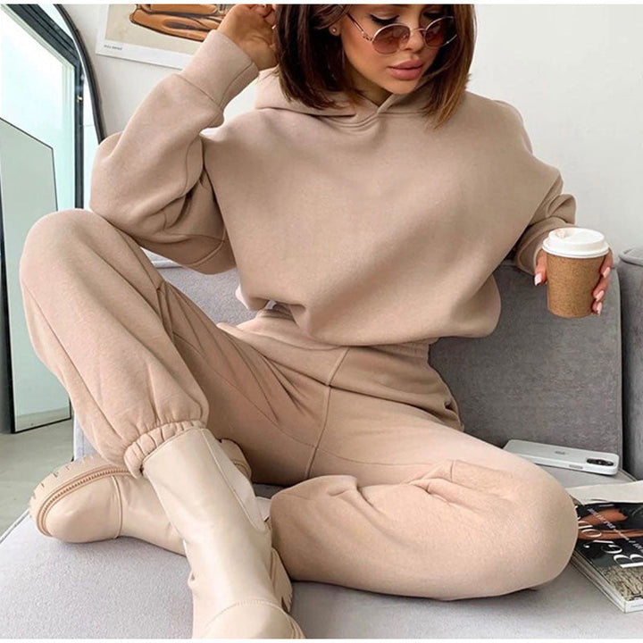 Women's Cozy Sweatshirt and Pants Set Lune London