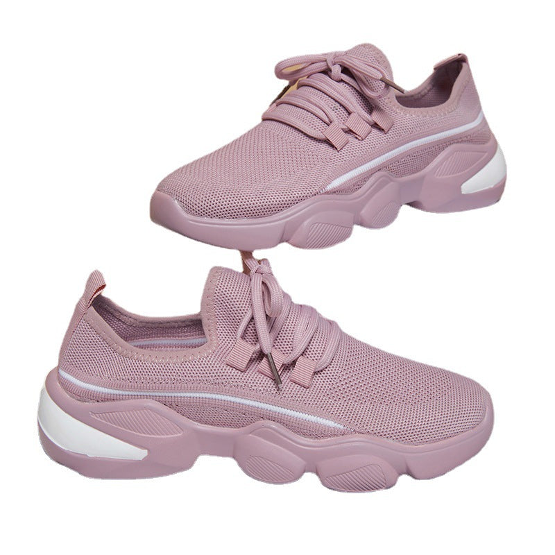 Breathable women's sneakers with cushioning sole and elastic upper Lune London