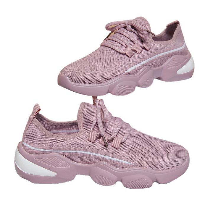 Breathable women's sneakers with cushioning sole and elastic upper Lune London