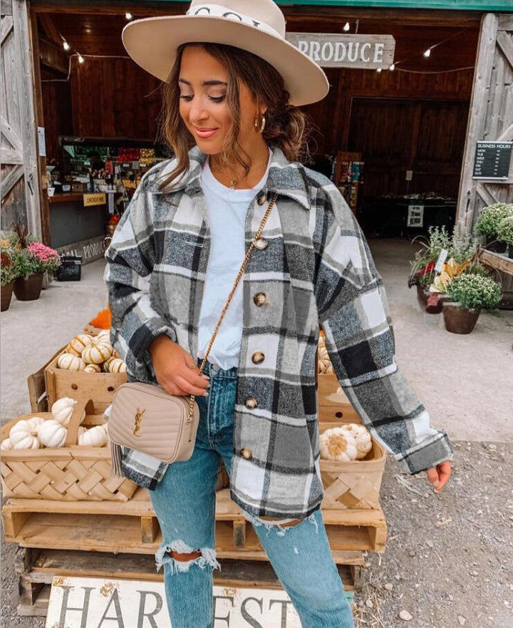 Ladies Flannel Check Shirt Lune London