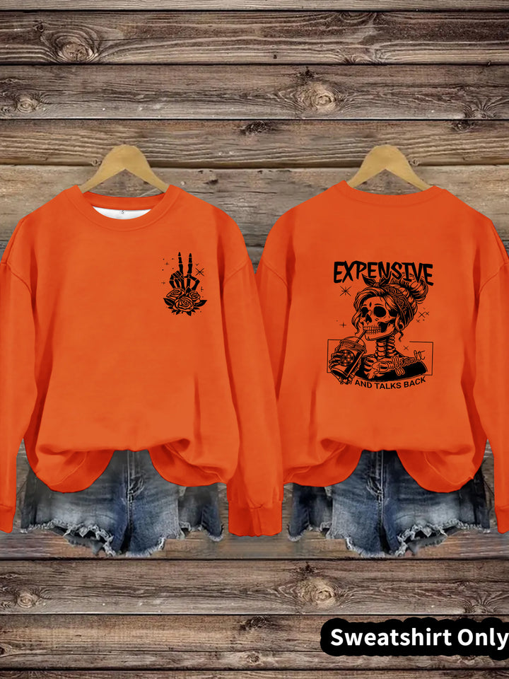 Sweatshirt femme avec design créatif et coupe décontractée Chic & Stil