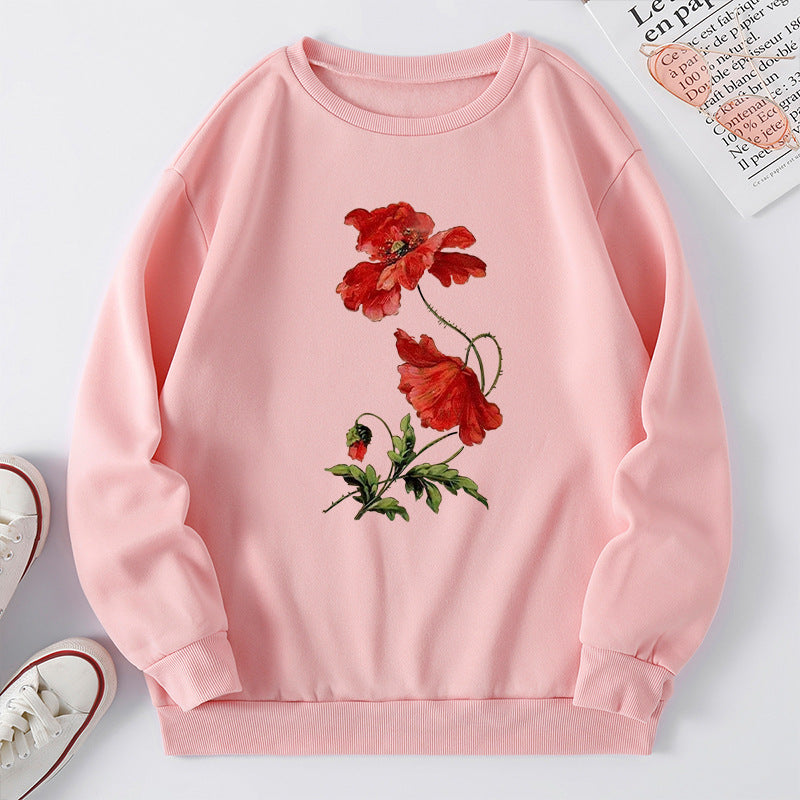 Sweatshirt pour femmes avec design floral et coupe confortable Chic & Stil