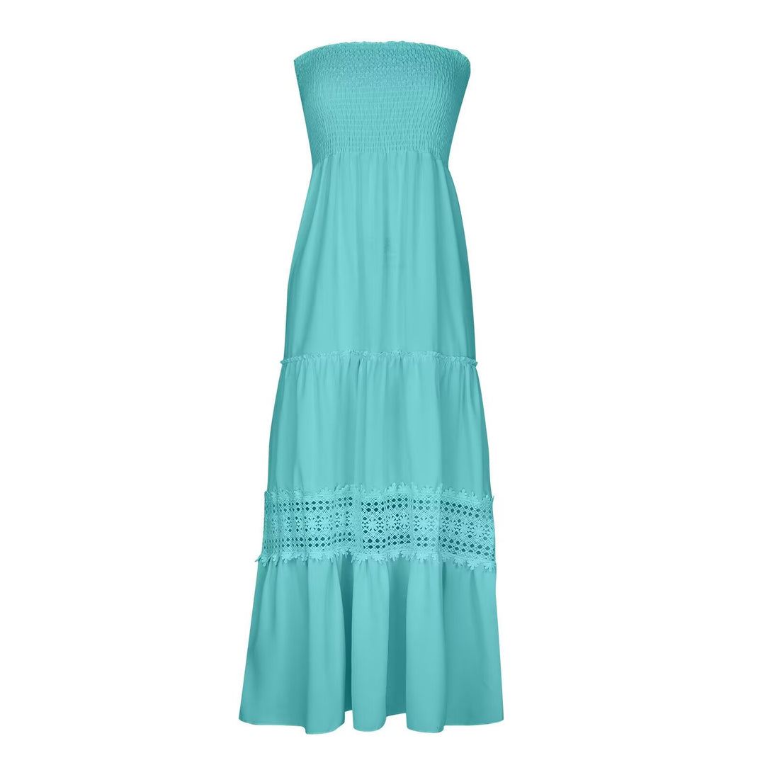 Lune London Sleeveless Bohemian Maxi Dress for Women