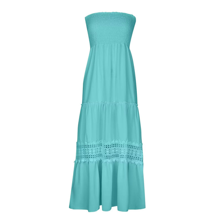 Lune London Sleeveless Bohemian Maxi Dress for Women