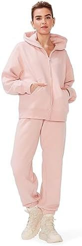 Ladies chic and stylish polar fleece jogging suit