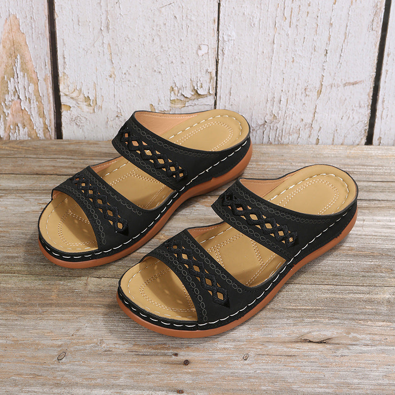 Ladies comfort slide sandals Chic and Style